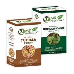  Triphala Powder & Bhringraj Powder Hair Scalp Treatment 200 g 