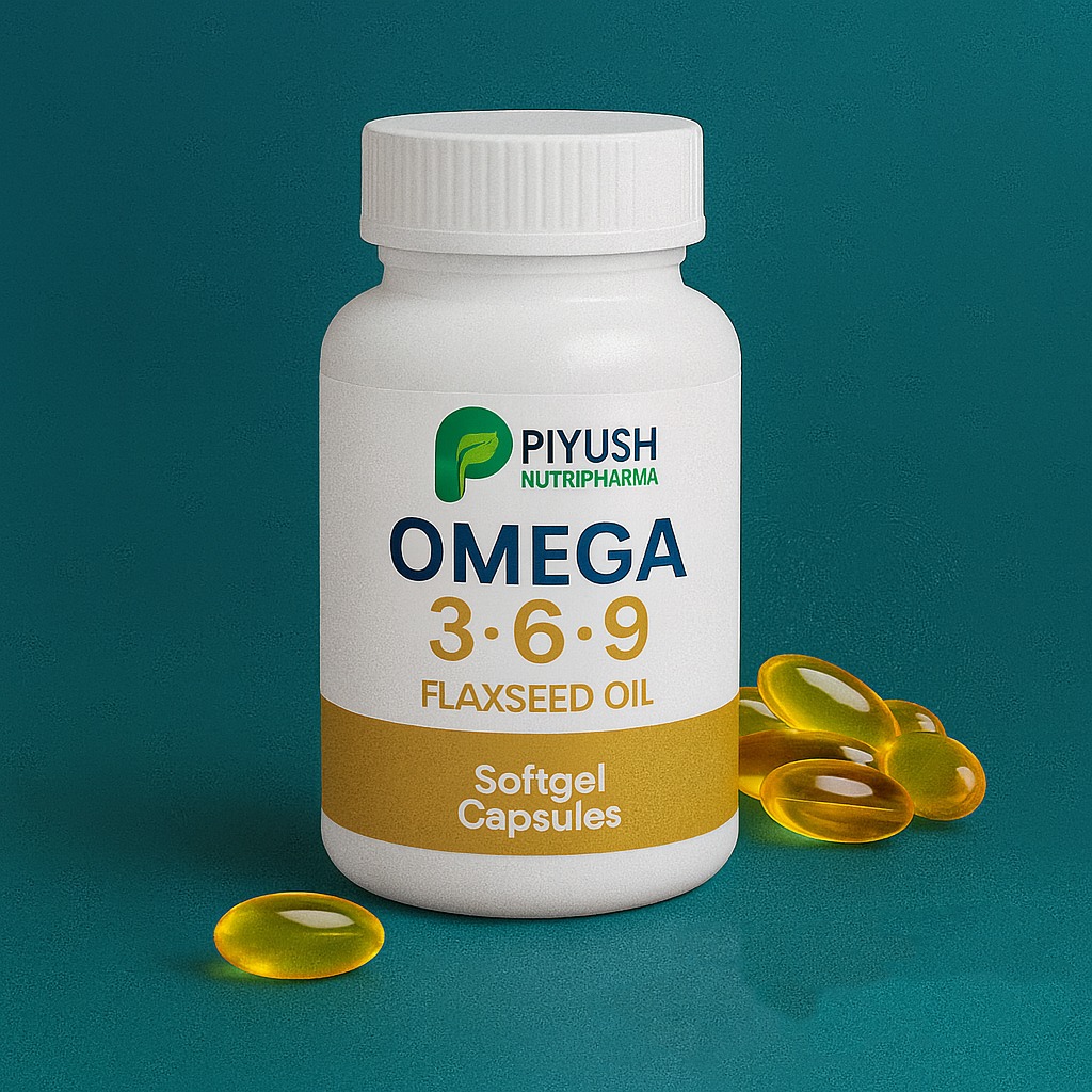 Omega 3-6-9 Flaxseed Oil – Softgel Capsules